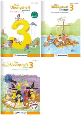 Obrázok produktu pre Sicher ins 4. Schuljahr - Paket: Rechnen - Schreiben - Lesen - Grammatik · Klasse 3