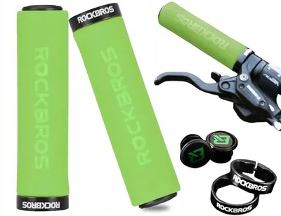 Produktbild von Rockbros Lenkergriffe Fahrrad Griffe Weicher Schaumstoff Grün