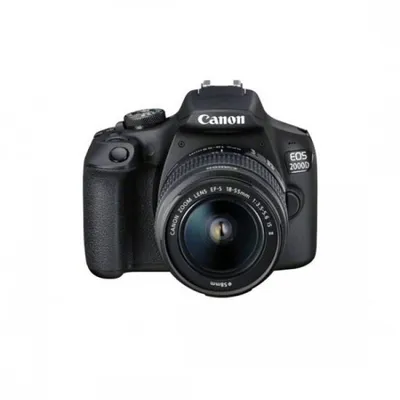 Produktbild von Canon EOS 1500D / EOS 2000D / EOS Rebel T7 / EOS KISS X90 & 18-55 / 3.5-5.6 EF-S IS II 24,1 Megapixel DSLR-Kamera-Kit mit Objektiv, Full HD Video, 22,3 x 14,9 mm CMOS-Sensor, 7,62 cm (3 Zoll) Display, WLAN, YES