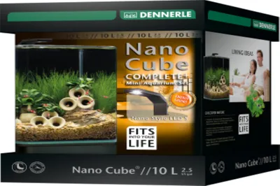 Zdjęcie produktu dla Dennerle 5582 NanoCube Complete Plus 10 L - Kompletny zestaw akwarium mini z oświetleniem LED
