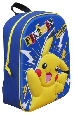 Productafbeelding van CYP BRANDS - Rugzak 3D Pokémon Pikachu, 30 cm - Officieel schoolproduct