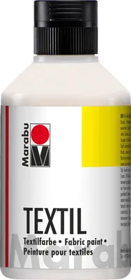 Produktbild von Marabu 17160013070, Weiß, Textilfarbe, Flüssigkeit, 250 ml, 1 Stück(e)