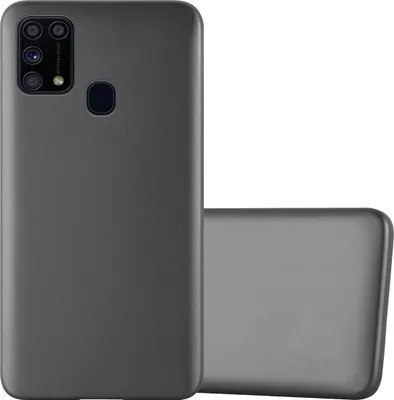 Produktbild von Cadorabo Schutzhülle für Samsung Galaxy M31 Hülle in Grau Handyhülle TPU Silikon Etui Cover Case
