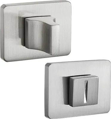 Immagine prodotto di Targhetta rettangolare per WC LP2 con rosetta satinata per bagno