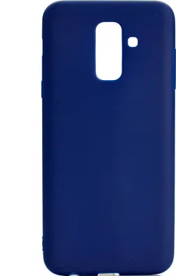 Produktbild von für Samsung A6 plus 2018 Lovely Candy Color Matte TPU Anti-Scratch rutschfeste Schutzhülle Rücken Case Navy