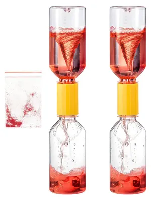 Produktbild von Tornado Flasche Set, Wasser Wirbel Generator, Wissenschaft Experiment Spielzeug, einfach zu benutzen, für Kinder & Schule Lernaktivität