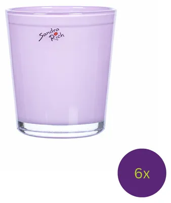 Produktbild von 6er Set Orchideentöpfe ORCHID Flieder lila H. 13,5cm D. 12,5cm Sandra Rich