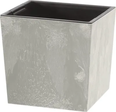 Zdjęcie produktu dla Nohel Sadzarka ogrodowa URBI SQUARE LOW BETON 2w1 plastikowa 30x30x29cm