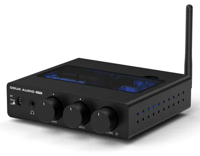 Produktbild von Stereo-Verstärker mit Bluetooth – 300 Watt, Klasse D – mit Kopfhörerausgang und Toneinstellung