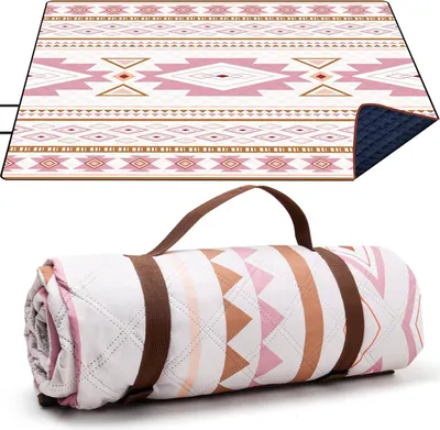 Produktbild von Picknickdecke 200x200 cm, für Camping, sandfrei, waschbar, mehrfarbig