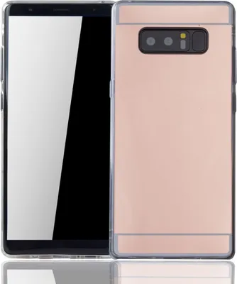 Produktbild von Samsung Galaxy Note 8 Handy Hülle Spiegel Mirror Soft-Case Schutz-Cover Rose Gold