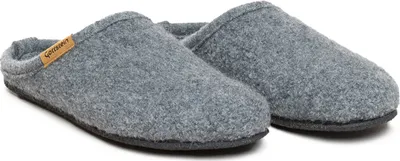 Immagine prodotto di Gottstein, pantofole in feltro da casa, modello Alpine Light, per donna e uomo, realizzate in 100% Lana grigia, taglia 39