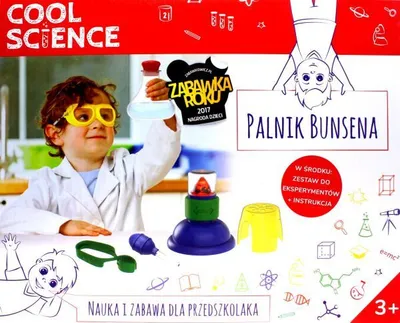 Produktbild von COOL SCIENCE Palnik Bunsena Zabawa dla Przedszkolaka