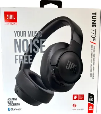 Produktbild von JBL Tune 770NC Kopfhörer Verkabelt & Kabellos Kopfband Anrufe/Musik USB Typ-C Bluetooth Schwarz