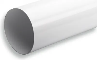 Produktbild von Naber Rohr 100 Rundrohr, weiß, Länge 500 mm  - Lüftungstechnik
