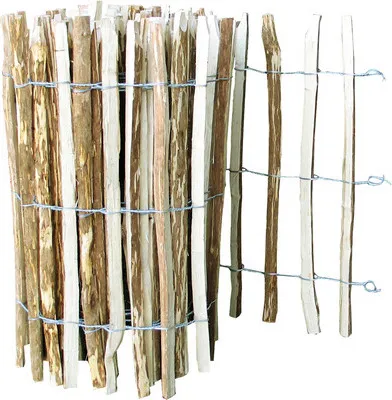Produktbild von Staketenzaun Rollzaun Premium Haselnuss 500 x 120 cm natur