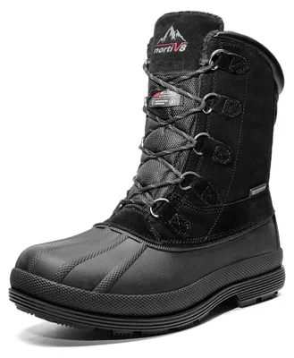 Zdjęcie produktu dla Buty zimowe męskie - ocieplane - wodoodporne - wysokie