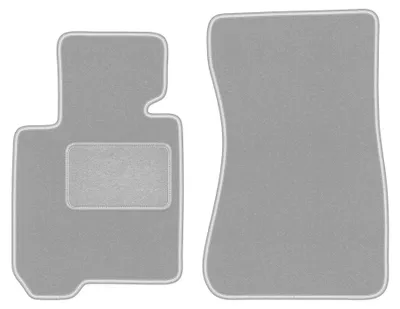 Image de Tapis de sol en moquette pour BMW Z4 E89 2009-2019 – jeu 4 pièces, gris, sur mesure – Wielganizator OSLO