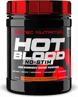 Produktbild von Scitec Nutrition Hot Blood Hardcore No-Stim 375g Orange Juice