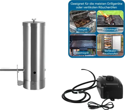Imagen del producto de Generador de humo, construcción en acero inoxidable, amplia compatibilidad, fácil de usar