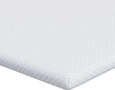 Image de vidaXL Surmatelas Blanc 140 x 200 cm Tissu Jacquard