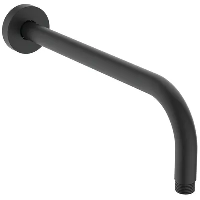 Wandarm für Regendusche, L-Halter, 30 cm, Schwarz