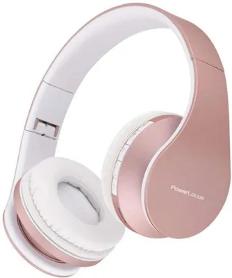 Image de Écouteurs sans fil PowerLocus - P1, rose/doré