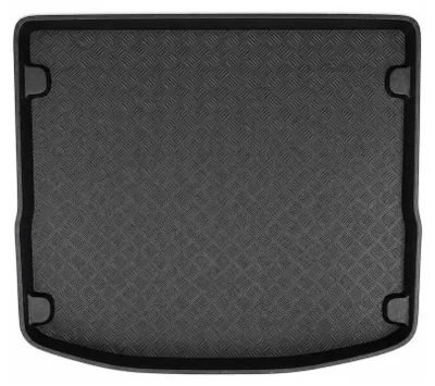 Productafbeelding van Rubberen kofferbakmat voor Ford Focus MK3 vanaf 2011 (stationwagen) – zwart, op maat