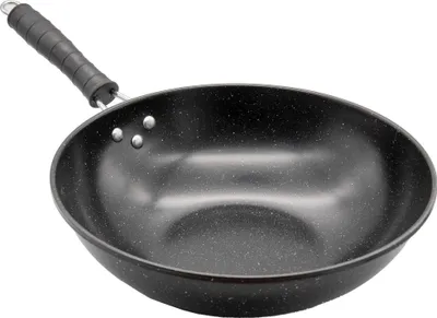 Produktbild von Wok Pfanne Bratpfanne Chinapfanne Wokpfanne Paellapfanne Herdpfanne Gas 30 cm