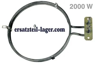 Produktbild von Heizung Heizelement Heißluft Backofenheizung Heißluftheizelement 2000W Ringheizung Backofen Herd Ofen Alternativ Electrolux AEG 3581907361 Zanussi Corbero Privileg Elektra Blanco