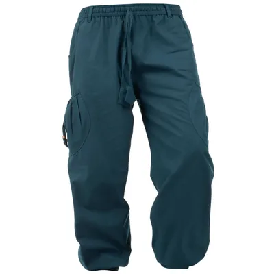 Produktbild von Kunst und Magie Uni Goa Pluderhose Pumphose Freizeithose Cargohose Baumwolle, Größe:5XL, Farbe:Petrol