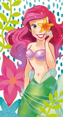 Immagine prodotto di Carta da parati multicolore Disney Ariel la Sirena - 612068 - 150 x 280 cm