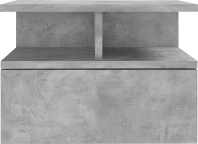 Obrázok produktu pre vidaXL Závesný nočný stolík Concrete Grey 40x31x27 cm Drevo Materiál