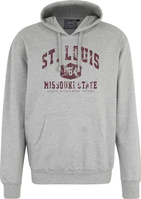 Produktbild von Übergrößen Kapuzen-Sweatshirt AHORN SPORTSWEAR St. Louis weinrot Graumeliert 8XL