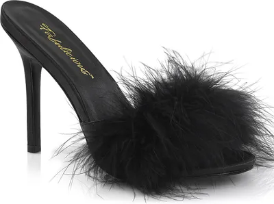 Produktbild von CLASSIQUE-01F Damen Slipper von Fabulicious, Schwarz  , EU 36, US 6