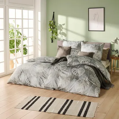 Produktbild von Estella Mako Interlock Jersey Bettwäsche Delicia beige 135x200 cm + 80x80 cm