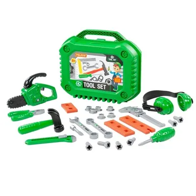 Produktbild von POLESIE Polesie 89434 Werkzeugsatz Nr. 17 26el. in einem Koffer