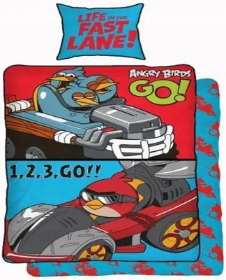 Obrázek produktu pro Halantex Angry Birds GO Dětské povlečení Bavlna 140x200