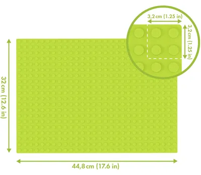 Produktbild von Hubelino 609217 Grundplatte, Grün