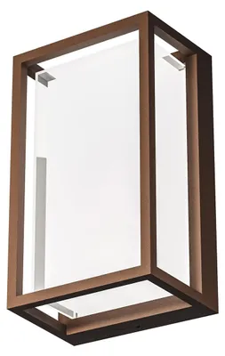 Immagine prodotto di Plafoniera LED GES2102 da Esterno in Alluminio Marrone 12W IP65 con Temperatura Luce Selezionabile 3000K/4000K/5000K - Gea Luce