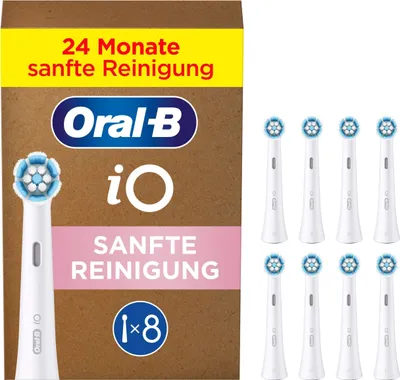 Produktbild von Braun Oral-B iO Sanfte Reinigung 8er, Aufsteckbürste, (Für