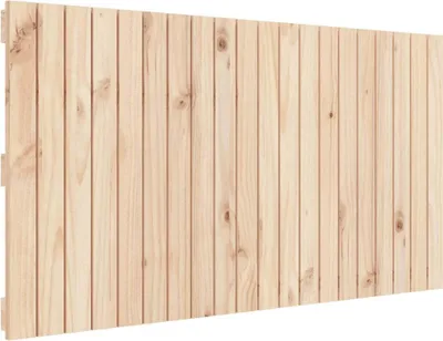 Produktbild von vidaXL Wand-Kopfteil 127,5x3x60 cm Massivholz Kiefer
