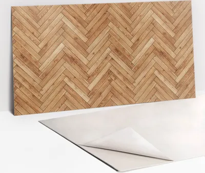 Obrázok produktu pre PVC Ochrana Stien v Kuchyni - Štýlová Ochrana Vašich Stien - 100 x 50 - Dřevěné parkety