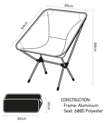 Produktbild von Oxford Campingstuhl