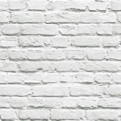 Produktbild von Tapete Steinmauer Dachboden weiß-grau Ziegel Loft Papiertapete