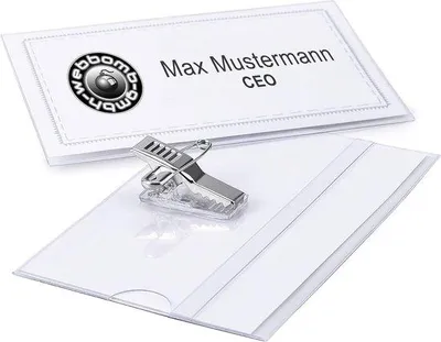 Immagine prodotto di Portabadge - Uso professionale - 10 pezzi - 9 x 5,7 cm