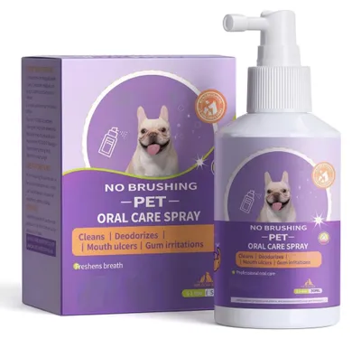 Obrázok produktu pre Sprej na ústnu hygienu pre domáce zvieratá, pre svieži dych a starostlivosť o zuby, 50 ml