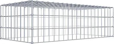 Obrázek produktu pro Přídavný gabion typu 3 100 cm x 30 cm x 50 cm (D x V x H), velikost ok 5 cm x 10 cm, C-kroužek