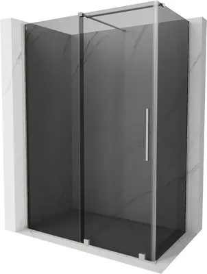 Produktbild von Mexen Velar Duschkabine Schiebetür 150x85 Graphit Nickel gebürstet