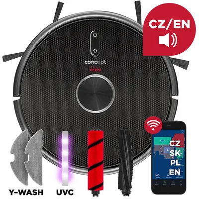 Obrázek produktu pro Concept VR3210, Černá, 0,6 l, 70 dB, Lithium-ion (Li-ion), 5200 mAh, 70 min